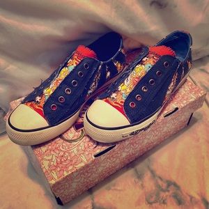 Ed Hardy converse style sneakers